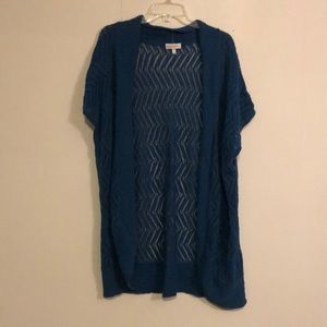 Fashion Bug Knot Blue Cardigan